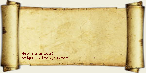 Tadej Sebić vizit kartica